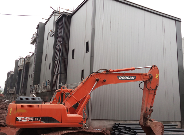 重慶銀翔集團—縱達國際BC區、1-4#樓外墻裝修施工照片